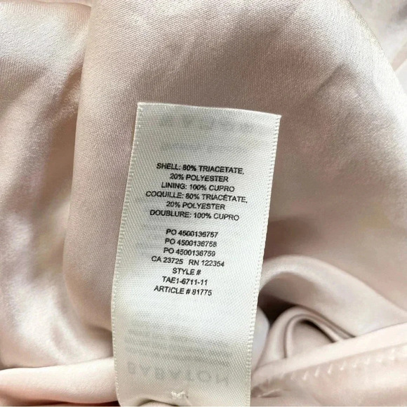 New Aritzia Babaton Refined Cargo Pants High Waist Satin in Blush Pink - Picture 10 of 15